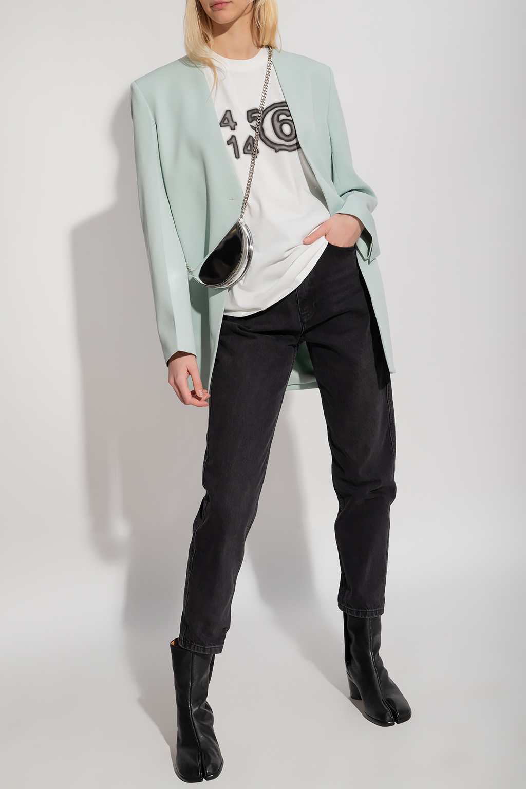 Tシャツ・カットソー MM6 Maison Margiela SS25 SHIRT RIBBON (S52DT0048S41355 900) Mm6 t-shirt mm6 maison margiela t-shirt - Gem